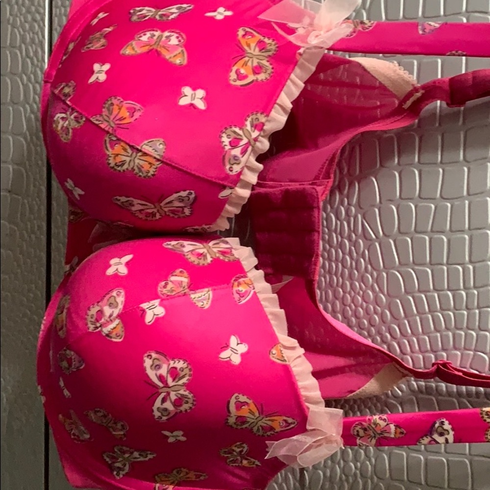 Cacique 44D Butterfly Bra